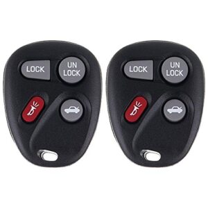 cciyu remote replacement key fob clicker control keyless entry replacement for for c hevy s10 blazer 1500 1500hd 2500 2500hd 3500 suburban 1500 2500 abo1502t