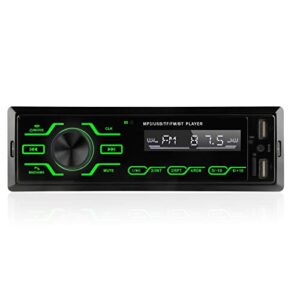 single din car stereo receiver with touch screen, car mp3 multimedia player usb/sd/aux input, car audio bluetooth and hands-free calling,fm radio,built-in microphone,with double usb port