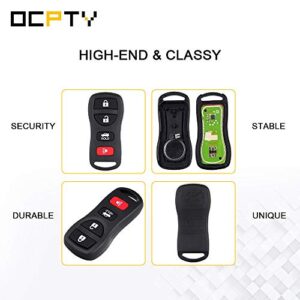 OCPTY 1X Flip Key Entry Remote Control Entry Remote key Fob for 02-17 for Nissan A ltima Maxima Murano 350Z Quest Armada Sentra Versa Pathfinder for Infiniti I35 G35 KBRASTU15