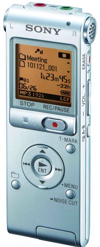 Sony ICD-UX512 2GB Expandable Digital Recorder with MP3 Capabilities - Silver