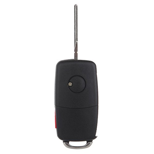 SCITOO Replacement for 2X4 Button Key Fob Keyless Entry Remote Fob 02-10 Volkswagen Jetta Passat Golf NBG735868T