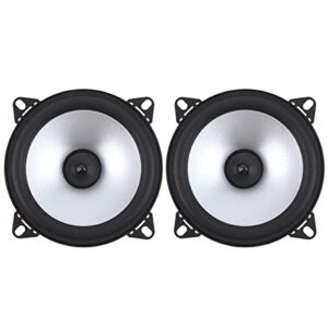 2pcs 4 inch 60w 2 way car coaxial vehicle door auto audio music stereo full range frequency hifi speakers