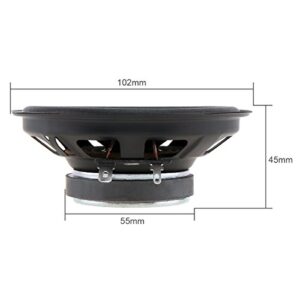 2pcs 4 Inch 60W 2 Way Car Coaxial Vehicle Door Auto Audio Music Stereo Full Range Frequency HiFi Speakers
