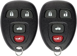 keylessoption keyless entry remote control car key fob clicker replacement for 22733523 (pack of 2)
