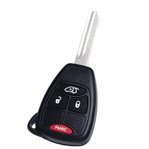 Key Fob Replacement Fits for Chrysler 300 2005-2007 Sebring 200 Aspen Dodge Charger 2006-2007 Avenger Jeep Commander Grand Cherokee 2005-2007 Liberty 2008-2012 Keyless Entry Remote OHT692427AA