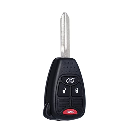 Key Fob Replacement Fits for Chrysler 300 2005-2007 Sebring 200 Aspen Dodge Charger 2006-2007 Avenger Jeep Commander Grand Cherokee 2005-2007 Liberty 2008-2012 Keyless Entry Remote OHT692427AA