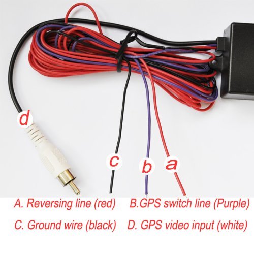 Intelligent Car Video Switcher 3-way Input 1-way Output for the Car Camera