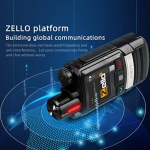 Walkie Talkie Phones Zello PTT Button APP WiFi Mobile Radio 3G/4G Network 100 Miles Long Range Smartphone GPS Android KSUN ZL60