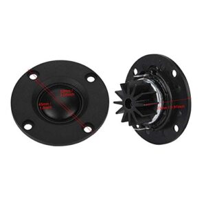 2PCS Tweeter Treble Speaker, 20mm Vibrating Diaphragm Soft Dome Silk Film Dome Tweeter Treble Speaker 30W 6Ω Hi-Fi Speaker