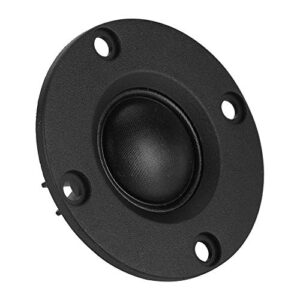 2PCS Tweeter Treble Speaker, 20mm Vibrating Diaphragm Soft Dome Silk Film Dome Tweeter Treble Speaker 30W 6Ω Hi-Fi Speaker