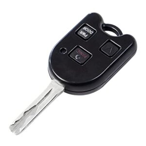 stauber best lexus key shell replacement – hyq1512v, hyq12bbt – no locksmith required using your old key and chip! – black