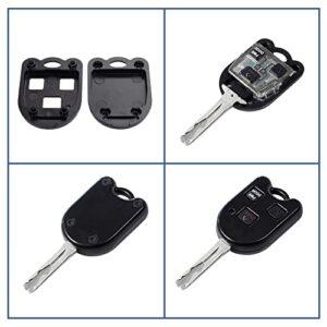 STAUBER Best Lexus Key Shell Replacement - HYQ1512V, HYQ12BBT - NO Locksmith Required Using Your Old Key and chip! - Black