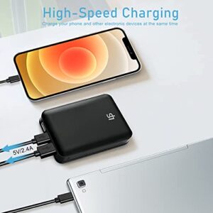 LEAPSEE Heated Vest Battery Pack, Portable Charger for Heating Jackets, USB & Type C Powerbank for iPhone, Samsung Galaxy, and More