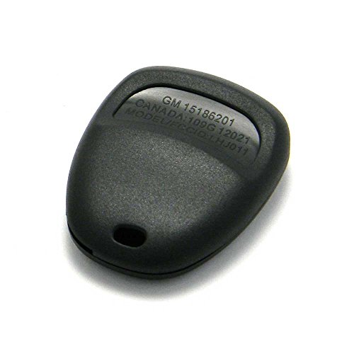 Replacement Case Compatible With GM Cadillac Chevrolet GMC 3-Button Key Fob Remote (FCC ID: LHJ011)