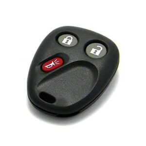 Replacement Case Compatible With GM Cadillac Chevrolet GMC 3-Button Key Fob Remote (FCC ID: LHJ011)