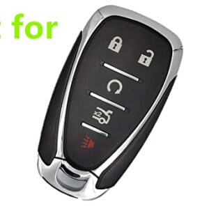 Smart Key Fob Cover Case Protector Keyless Remote Holder for 2016-2021 Chevrolet Key Protection Case for FCC ID HYQ4EA HYQ4AA