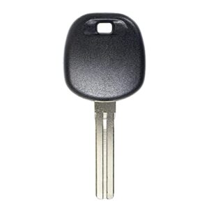 AKS Keys New Uncut Transponder key Compatible with Toyota Scion 4D74 "H" TOY48H-PT