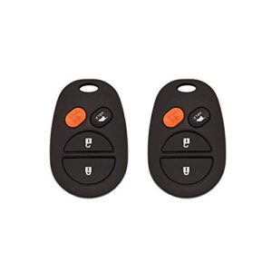 haruma replacement remote keyless entry fob for toyota 2004-2008 solara（gq43vt20t）