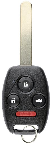 KeylessOption Keyless Entry Remote Control Uncut Car Ignition Key Fob Replacement for OUCG8D-380H-A