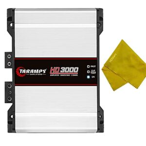 TarampTaramps HD 3000 2 Ohm Class D Full Range Mono Amplifier Car Audio Monoblock Amp (HD3000.2)