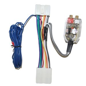 Factory Radio Add A Amp Amplifier Sub Interface Wire Harness Inline Converter Compatible with Dodge Compatible with Eagle and Compatible with Mitsubishi