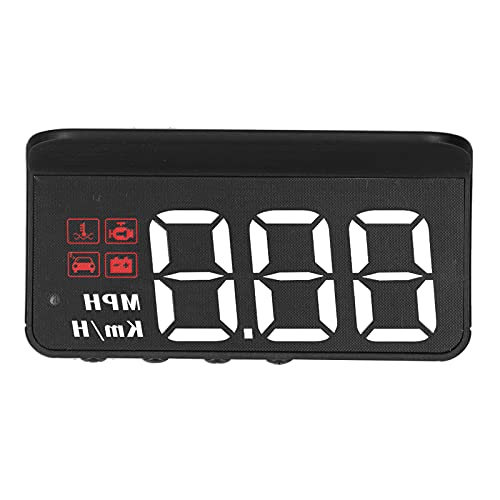 Car Head Up Display , HUD Display Windshield Projector Multi‑Function Gauge Warning Alarm Fatigue Driving Reminder