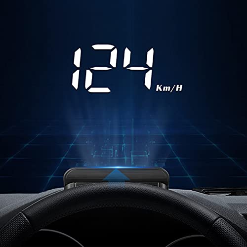 Car Head Up Display , HUD Display Windshield Projector Multi‑Function Gauge Warning Alarm Fatigue Driving Reminder