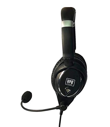 UFQ A7 ANR Aviation Headset- 2021 Version with Metal Shaft More Durable -A7 Could be a Small Version Bxxx X-20 BUT More Comfortable Clear Communication Great Sound Quality for Music with MP3 Input