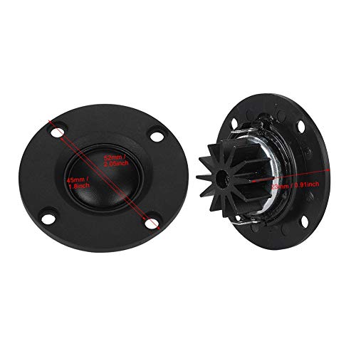 2Pcs Tweeter Treble Speaker HiFi Speaker 30W 6¦¸ Silk Film Dome Tweeter Full Range Audio Speaker