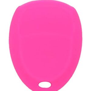 KAWIHEN Silicone Protector Cover Fit for Buick Cadillac Chevrolet Chevy GMC Pontiac Saturn 4 Buttons Key Fob OUC60270 OUC60221 M3N5WY8109 850K60270 850K60221