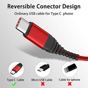 Dash Charge Charger Cable Cord for Oneplus 8T/8 Pro/9 /9 Pro/7T 7 6T 6 5 5T Nord N10 5G N100 N200,6A 30W Warp Charge Wire,Vooc Charging for Oppo Reno 4 Realme X2 X3 Pro,Fast USB Type C 1.8M+1.8M,Red