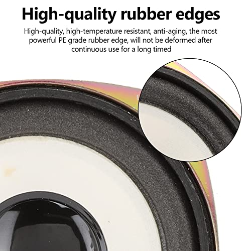 eboxer-1 3 Inch Mini Full Frequency Audio Speaker,4ohm 5W High Sensitivity Loudspeaker, Full Range Audio Speaker Stereo Woofer Loudspeaker,Home Stereo woofer Speaker for Multimedia Sound Box DIY