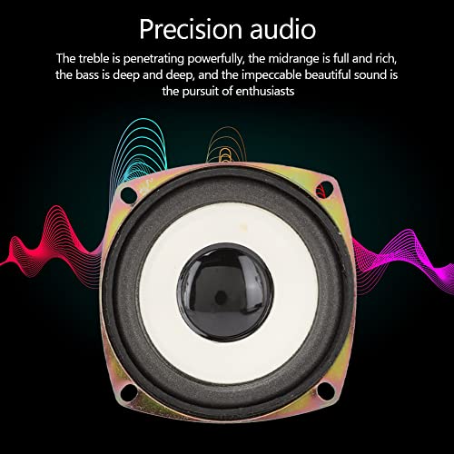 eboxer-1 3 Inch Mini Full Frequency Audio Speaker,4ohm 5W High Sensitivity Loudspeaker, Full Range Audio Speaker Stereo Woofer Loudspeaker,Home Stereo woofer Speaker for Multimedia Sound Box DIY