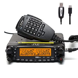 tyt th-7900 mobile radio 50w dual band vhf/uhf vehicle transceiver with cable