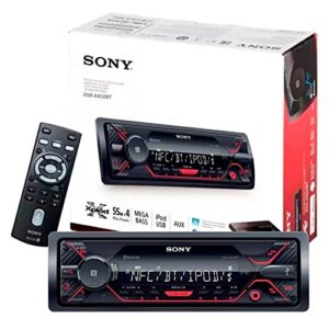 sony dsx-a410bt single din bluetooth front usb aux car stereo digital media receiver (no cd player)