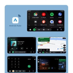 Carplay Ai Box Android 12, Wireless Car AI Box,Carplay Android Auto Video Box with 4G Cellular,4GB+64GB,8Core,Android10.0,Built-in Navigation,Support SIM&TF Card Bluetooth (4+64G)