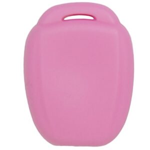 Keyless2Go Replacement for New Silicone Cover Protective Case for Remote Keys with FCC HYQ12BDM HYQ12BEL - Pink