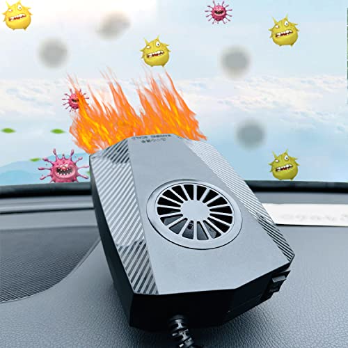 Car Heater Defroster,12V Fast Heating Quickly Defrost Defogger 2 in 1 Heating & Cooling Fan Automobile Windscreen Fan