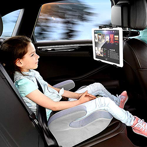 YOOHOO Car Headrest Mount, Tablet Headrest Holder, 360° Rotating Adjustable Holder for All 7"- 13" Tablet iPad, 9'' DVD Player Holder for Car Backseat Seat Mount