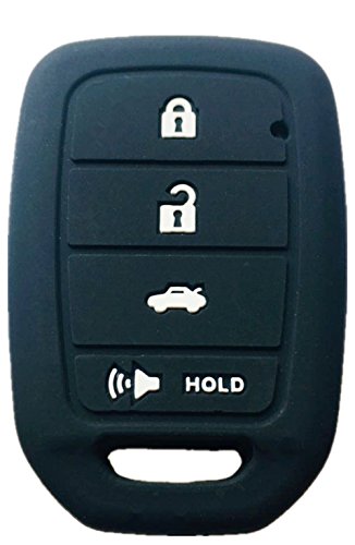 Rpkey Silicone Keyless Entry Remote Control Key Fob Cover Case protector Replacement Fit For 2013 2014 2015 Honda Accord Civic MLBHLIK6-1T 35118-T2A-A20