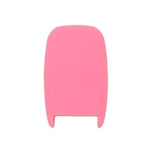 SEGADEN Silicone Cover Protector Case Holder Skin Jacket Compatible with KIA 4 Button Smart Remote Key Fob CV4150 Pink