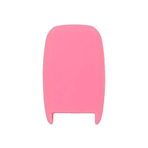 SEGADEN Silicone Cover Protector Case Holder Skin Jacket Compatible with KIA 4 Button Smart Remote Key Fob CV4150 Pink