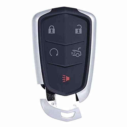 Key Fob Replacement Compatible for Cadillac ATS XTS 2015 2016 2018 2019 CTS 2014-2019 Proximity Smart Keyless Entry Remote Control Remote Start 13580811 315Mhz 13594024 HYQ2AB 1358539 13598507