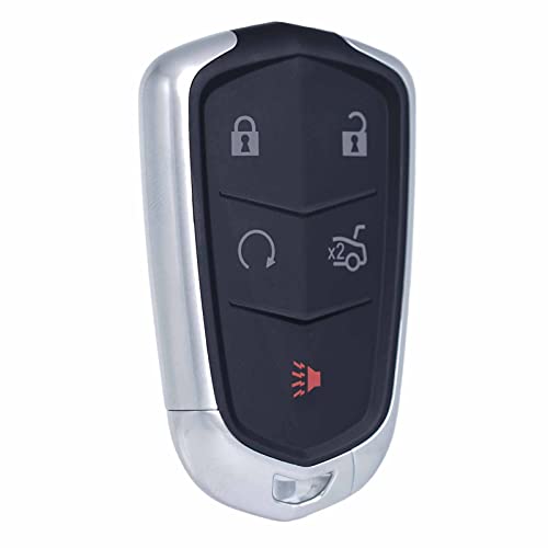 Key Fob Replacement Compatible for Cadillac ATS XTS 2015 2016 2018 2019 CTS 2014-2019 Proximity Smart Keyless Entry Remote Control Remote Start 13580811 315Mhz 13594024 HYQ2AB 1358539 13598507