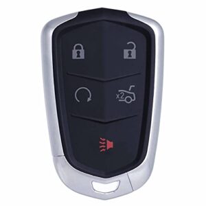 Key Fob Replacement Compatible for Cadillac ATS XTS 2015 2016 2018 2019 CTS 2014-2019 Proximity Smart Keyless Entry Remote Control Remote Start 13580811 315Mhz 13594024 HYQ2AB 1358539 13598507