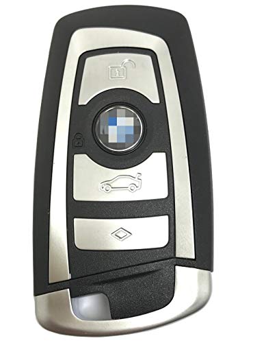 4 Buttons Replacement Key Fob Case Fit for BMW 1 3 5 Series X1 X3 X5 Z4 F10 F20 550I 540I 430 525I Keyless Entry Remote Control Key Fob Cover