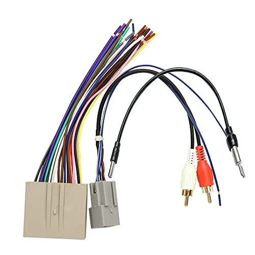 Yuacdky Radio Wiring Harness for Ford 2006-2012, Lincoln 2006-2010, Mercury 2006-2009