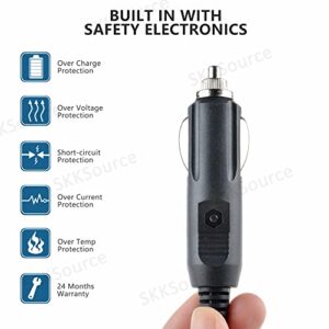 SupplySource DC Car Charger Adapter for Cobra XRS-9330 XRS-9340 XRS-9345 XRS-9370 Detector