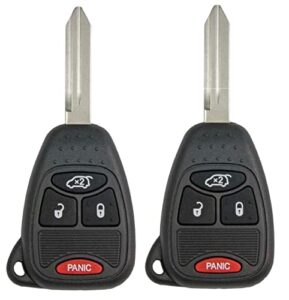 key2u keyless entry remote control car key fob replacement for oht692427aa oht692713aa (pack of 2) key