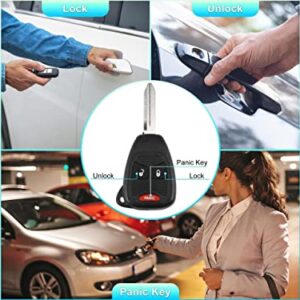 KEY2U Keyless Entry Remote Control Car Key Fob Replacement for OHT692427AA OHT692713AA (Pack of 2) Key